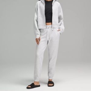 LuluLemon Scuba High Rise Jogger Heathered Core Ultra Light Grey 8